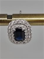 Pendientes Gemoro Mujer Zaffiri in Oro blanco Zaffiro blu 1.24 Ct TOC117B.ZF - TOC117B.ZF